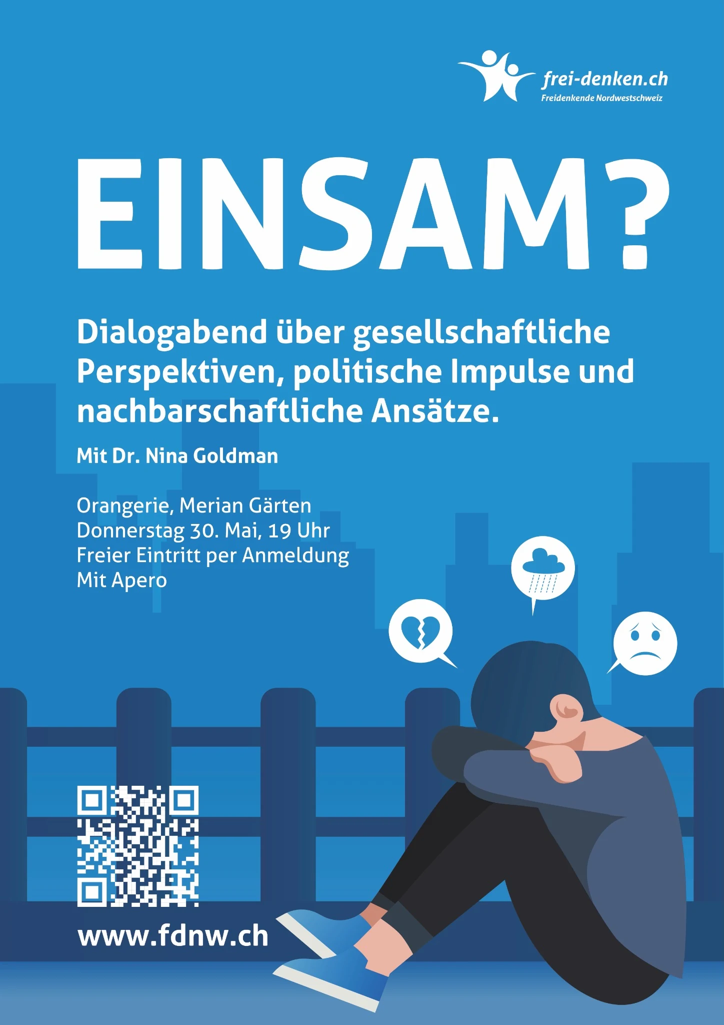 Freidenkende Einsam poster